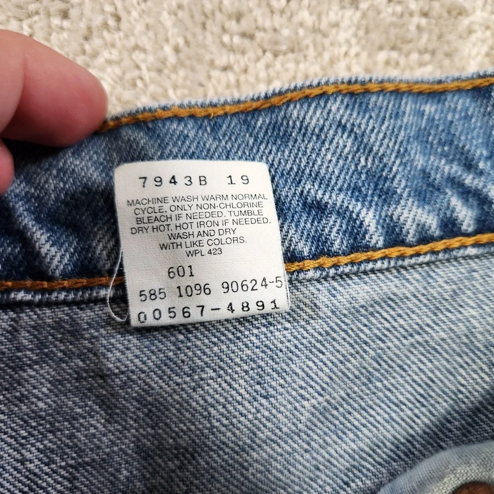 Vintage Levis 567 Jeans Men 33x32 Extra Wide Leg USA MADE Baggy 90s Denim